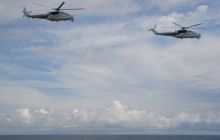 Malefactors fire at two helicopters of National Guard near Slaviansk