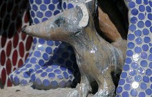 Вандалы повредили скульптуры на Пейзажной аллее в Киеве (фото)