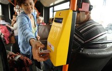 В киевских автобусах начали тестировать электронные компостеры