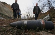 В Симферополе на улице, где проходит митинг исламистов, нашли снаряд времен войны