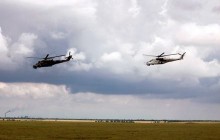 На Херсонщине завершилась сертификация вертолетного отряда, который отправится в Конго