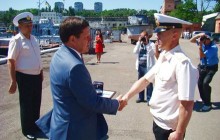 Мэрия поблагодарила одесских моряков за помощь в ликвидации последствий урагана