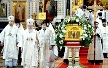 Напередодні свята Вознесіння Господнього Патріарх Кирил звершив всеношну