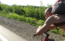 Велосипедист із Сумщини хоче перетнути Україну за 80 годин