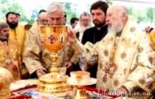 Предстоятель УПЦ совершил литургию в день открытия фестиваля единства славянских народов