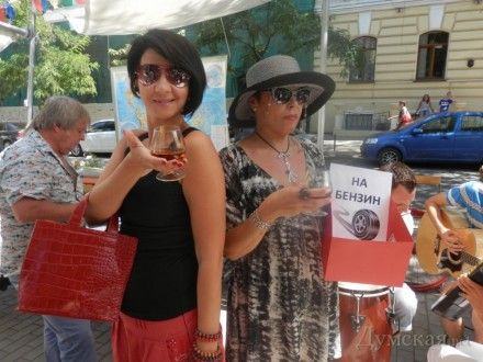 Мотопробег Одесса-Владивосток, сбор денег / Фото: Думская.нет