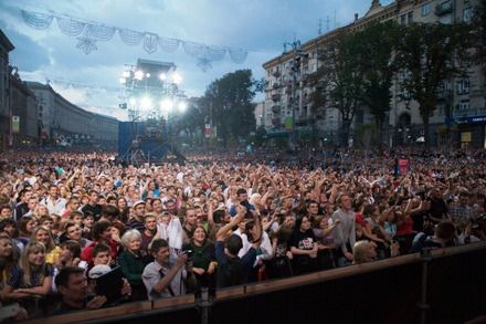 В День Крещения Руси на Крещатик пришли более ста тысяч человек