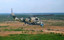 Біля Рівного вертолітники та розвідники “знищували” бандформування