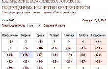 Заработал интерактивный календарь церковных торжеств к 1025-летию Крещения Руси