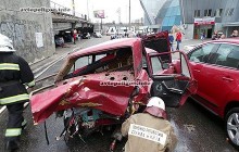 П'яний на позашляховику розбив 4 автомобілі і намагався втекти (фото, відео)