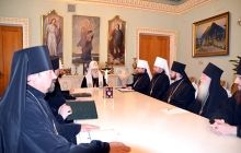 Филарет открыл заседание Священного синода УПЦ КП