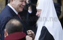 Янукович наградил орденами всех православных патриархов
