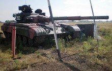 Криворожские танкисты провели дуэльную стрельбу танковых взводов