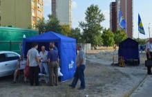 В ПР поддержали борьбу киевлян с незаконной застройкой на Маяковского, 4