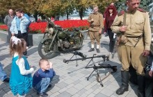 Военные приняли участие в проведении военно-патриотических мероприятий по случаю дня города Днепропетровск