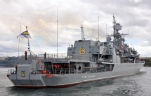 Фрегат украинских ВМС "Гетьман Сагайдачный" отправился в дальний поход
