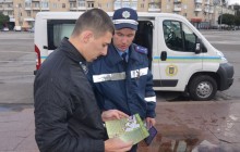 У Житомирі працівники ДАІ провели акцію «Стривай, пішоходе!»