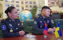 Академию сухопутных войск посещает делегация Министерства обороны Монголии