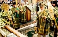 Патриарх Кирилл совершил всенощное бдение в Казанском храме Оптиной пустыни
