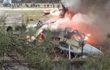 На окраине Москвы разбился боевой вертолет Ка-52 (фото, видео)