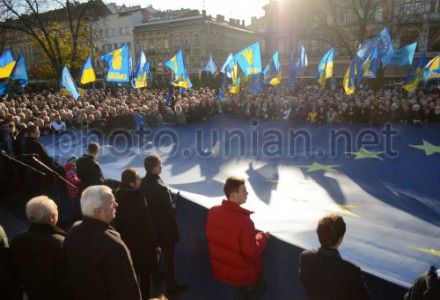 Большинство украинцев за вступление в ЕС