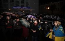 В Виннице на Евромайдан вышли около тысячи человек