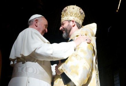 Святослав (Шевчук) і Папа Франциск