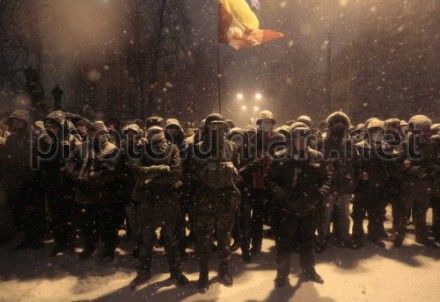 Учасники акції протесту на вулиці Лютеранській Учасники акції протесту на вулиці Лютеранській