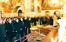 У річницю Збройних Сил України військовослужбовці молилися у Києво-Печерській лаврі