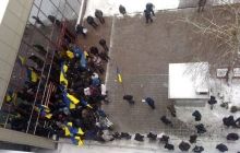 “Titushki” block entrance to Mission of EU in Ukraine