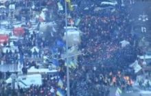 About 10 thousand protesters are at Maidan Nezhalezhnosti