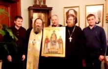 В лавре освящена икона для строящегося в России храма в честь преподобных отцев Киево-Печерских