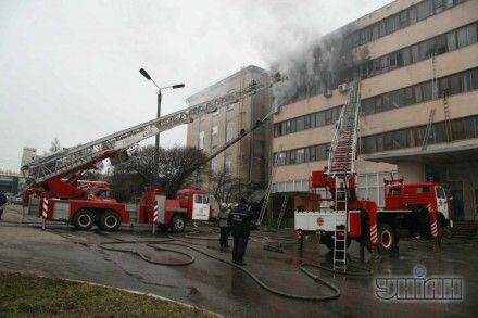 Харків пожежа Ювелірна фабрика