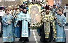Волгоград облетела на вертолете икона Пресвятой Богородицы «Умягчение злых сердец»
