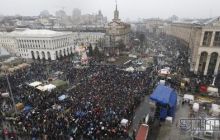 Народное вече на Майдане 12 января. Фотогалерея