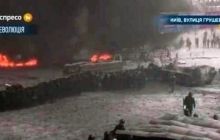 На Грушевського з'явився БТР