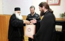 У КДАіС відбулася зустріч з супроводжуючим Дари волхвів в Україні архімандритом Парфенієм