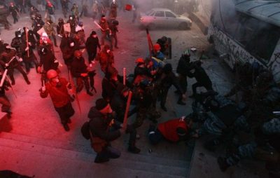 Фото В стычках на Грушевского появились первые пострадавшие 19 января 2014