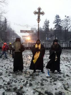 Молитва о прекращении кровопролития на Майдане