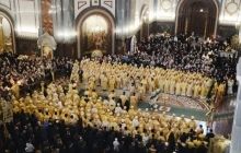 Делегация УПЦ - на пятилетии интронизации Патриарха Кирилла