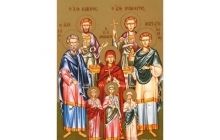 13 февраля день памяти святых Кира, Иоанна, Афанасии и ее дочерей (ІV век)