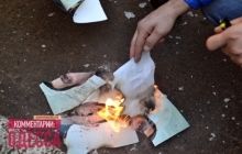 В Одессе за сожжение портретов Берии, Захарченко и Пшонки привлечены три человека