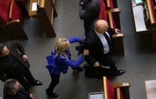 Фарион подралась в Раде с регионалом (фото)