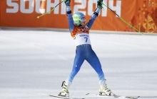 Американец Лигети выиграл соревнования в горнолыжном спорте на Играх в гигантском слаломе