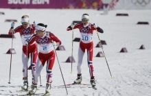 Норвежки заняли весь пьедестал в лыжном марафоне Игр