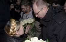 Самооборона Майдану зупинила автомобілі Тимошенко та Яценюка, і взяла з політиків обіцянки