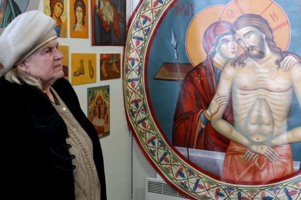 У галереї «Соборній» відкрито виставку ікон Торжество Православ’я (фото)