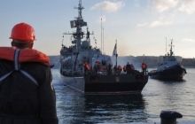 Два десятка вооруженных россиян штурмом захватили корвет "Тернополь"