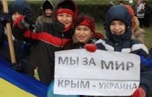 Кілька тисяч жінок в Криму і Херсонській області вийшли на акцію за мир