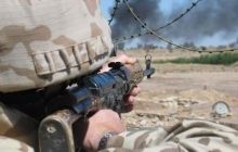 Российские снайперы провели разведку местности вокруг воинской части в Симферополе